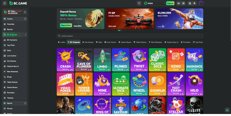 BC.Game The Ultimate Online Crypto Casino Experience